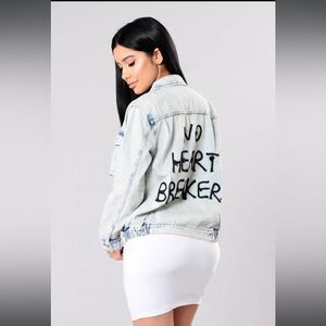 Signature 8 no heart breakers Jean jacket